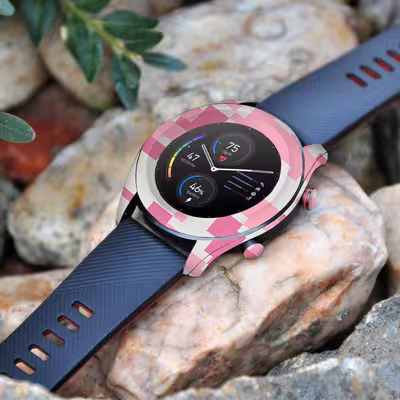 برچسب ماهوت طرح Army Pink pixel مناسب برای ساعت هوشمند آنر watch magic