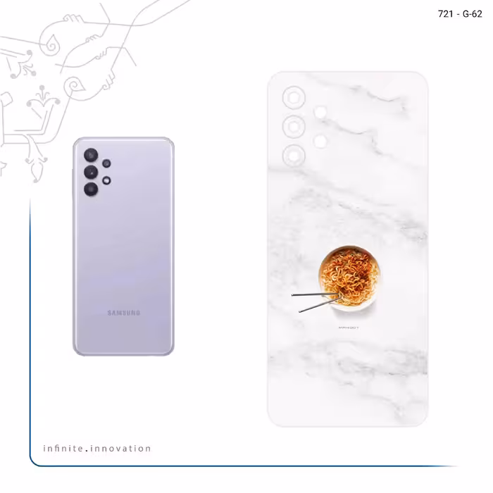 برچسب پوششی ماهوت مدل Noodle مناسب برای گوشی موبایل سامسونگ Galaxy A32