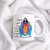 ماگ حس آمیزی طرح لیوان دهنی مدل روژان
