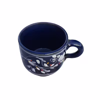 لیوان سفالی طرح گل کد s بسته 6 عددی