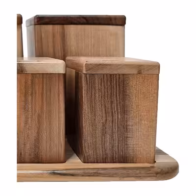 ست جای ادویه 7 پارچه مدل مرجان