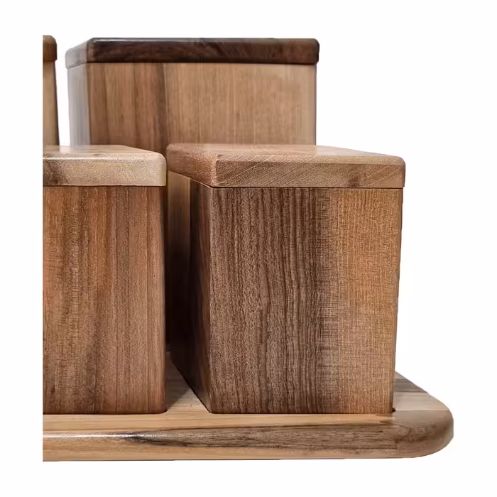 ست جای ادویه 7 پارچه مدل مرجان