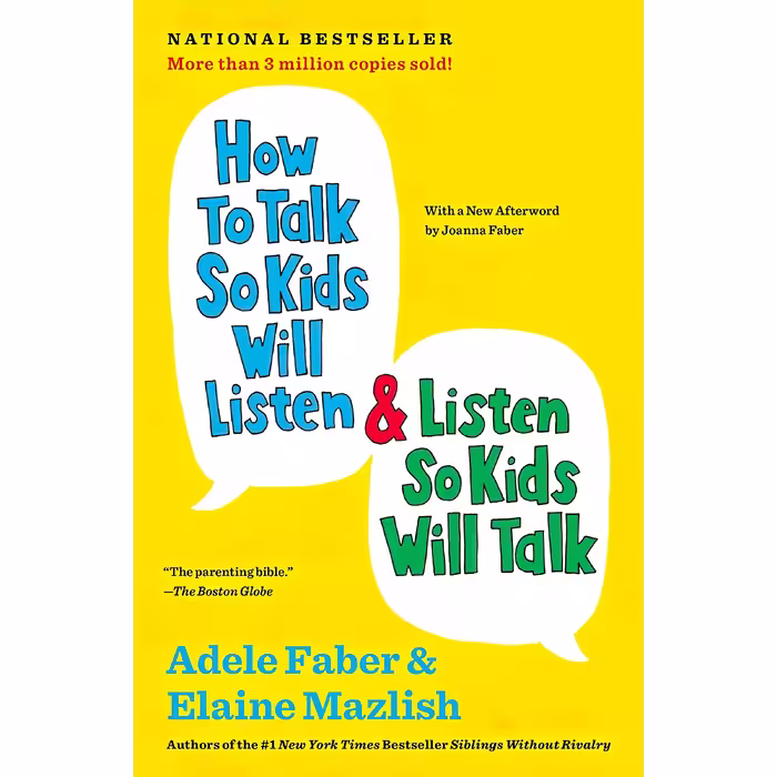 کتاب How to Talk So Kids Will Listen &amp; Listen So Kids Will Talk اثر Adele Faber and Elaine Mazlish انتشارات Scribner