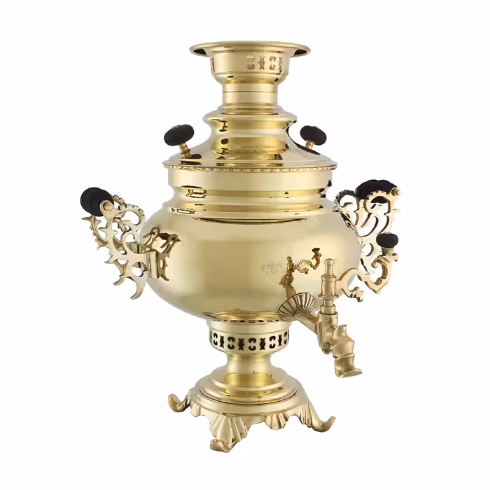  سماور زغالی عبدی مدل ماهور گنجایش 6 لیتر