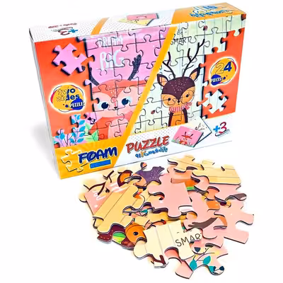 پازل 24 تکه فنسی مدل گوزن شاخ دار