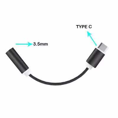 مبدل USB-C به جک 3.5 میلی متری مدل KY170