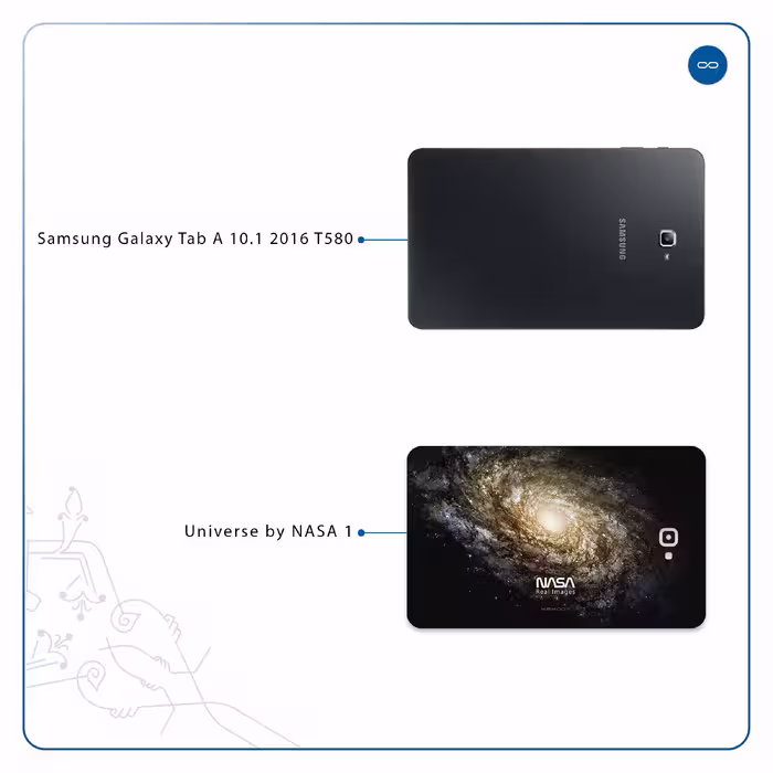 برچسب پوششی ماهوت مدل Universe-by-NASA-1 مناسب برای تبلت سامسونگ Galaxy Tab A 10.1 2016 T580