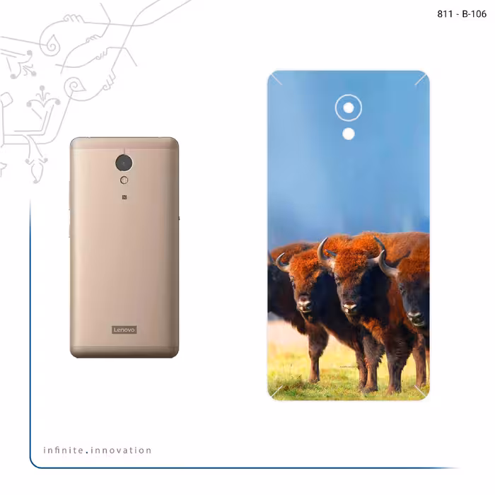 برچسب پوششی ماهوت مدل Buffalo مناسب برای گوشی موبایل لنوو Vibe P2