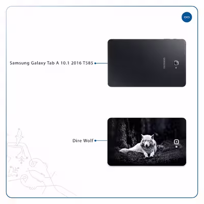 برچسب پوششی ماهوت مدل Dire Wolf مناسب برای تبلت سامسونگ Galaxy Tab A 10.1 2016 T585