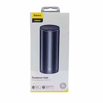 سطل زباله خودرو باسئوس مدل Gentleman Style CRLJT-01