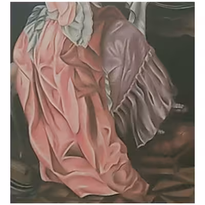 تابلو نقاشی پاستل گچی طرح زوج انگلیسی