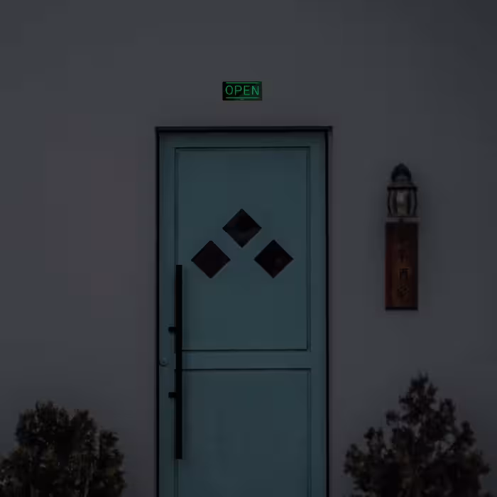 چراغ دیواری نئون دیزاین طرح Open-BL_GR