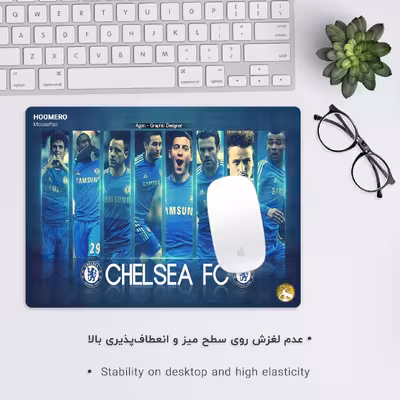 ماوس پد هومرو مدل A8121 طرح تیم باشگاه فوتبال چلسی