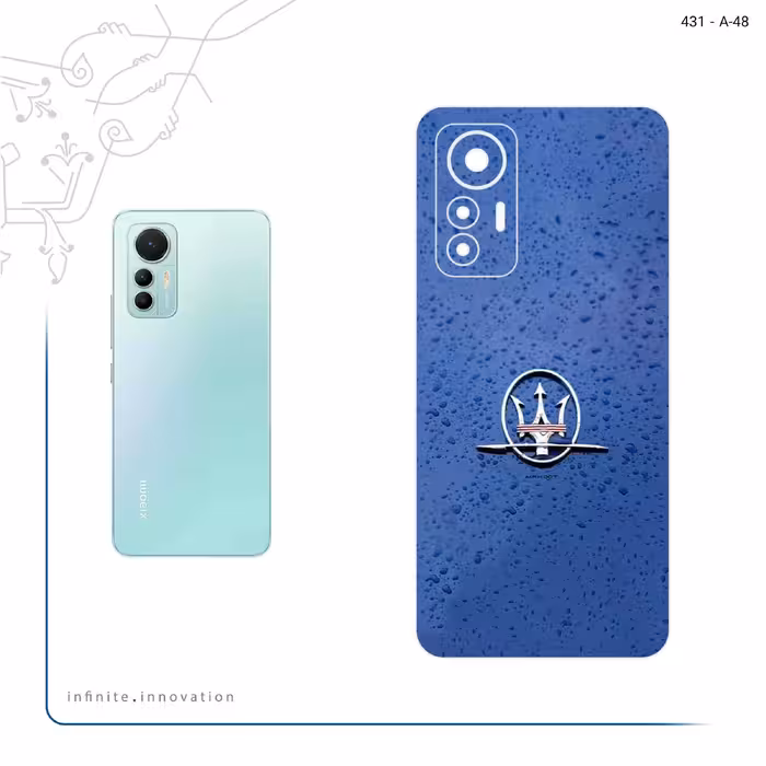 برچسب پوششی ماهوت مدل Maserati مناسب برای گوشی موبایل شیائومی 12 Lite