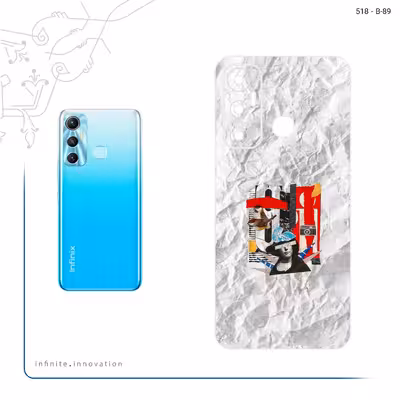 برچسب پوششی ماهوت مدل Collage of Surrealism 2 مناسب برای گوشی موبایل اینفینیکس Hot 11