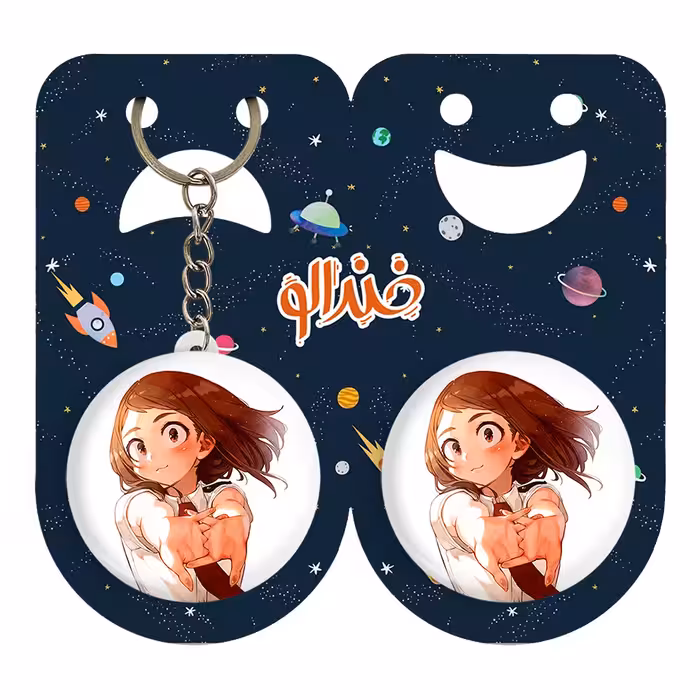 پیکسل خندالو مدل اوراراکا انیمه آکادمی قهرمان من کد 16149 به همراه جاکلیدی