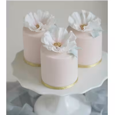 قالب فوندانت بهگز مدل گل شقایق مجموعه 3 عددی