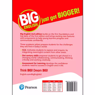 کتاب Big English 3 2nd اثر جمعی از نویسندگان انتشارات Pearson