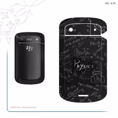 برچسب پوششی ماهوت مدل Physics Science مناسب برای گوشی موبایل بلک بری Bold Touch 9900