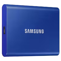 هارد SSD اکسترنال سامسونگ مدل T7 Portable Blue ظرفیت 2 ترابایت