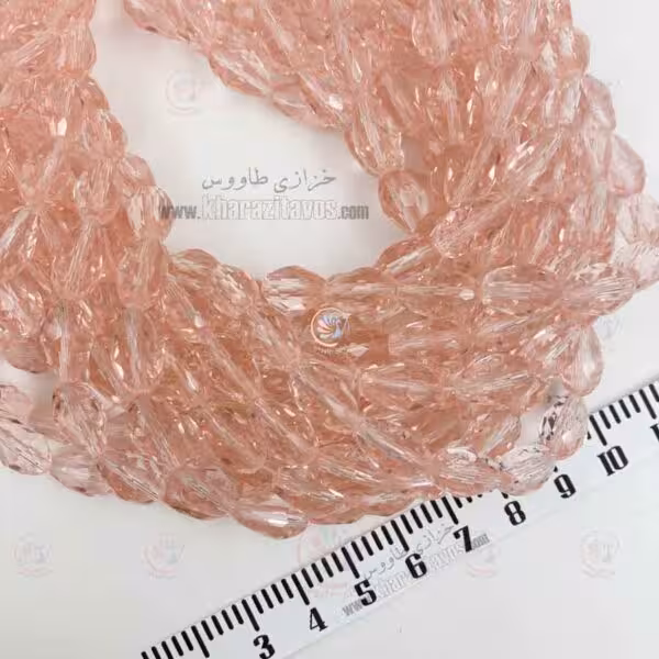 کریستال اشکی 8 در 12 ( صورتی )