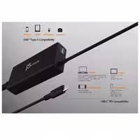 مولتی شارژر حرفه ای لپ تاپ موبایل تبلت TYPE C هوشمند 100 وات 100W با پشتیبانی از فست شارژر و سوپر شارژ