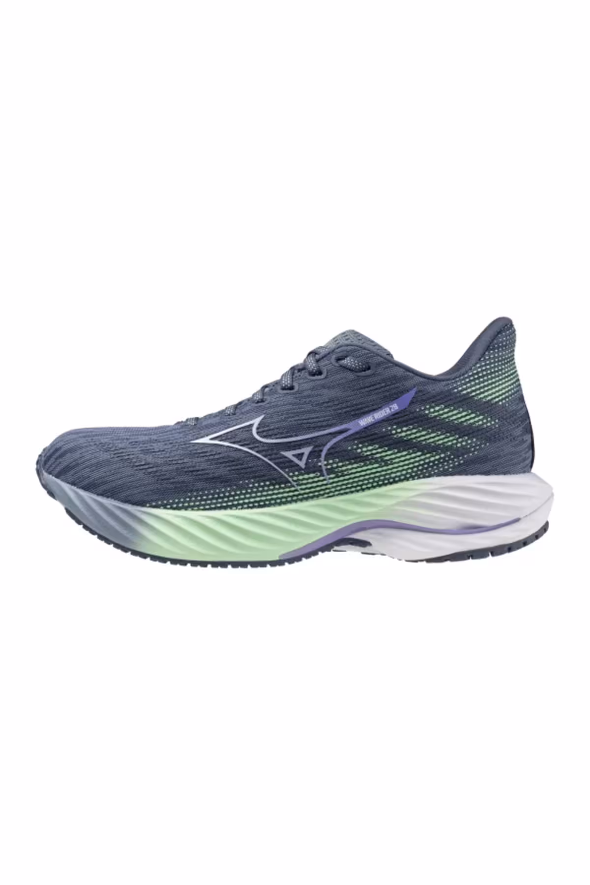 کفش دو و تمرین WAVE RIDER 28 در حال اجرا زنانه سیاه سبز Mizuno