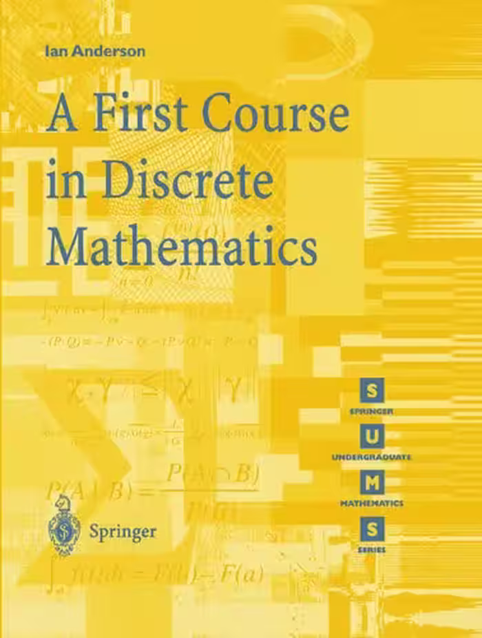 خرید و دانلود نسخه کامل کتاب A First Course in Discrete Mathematics