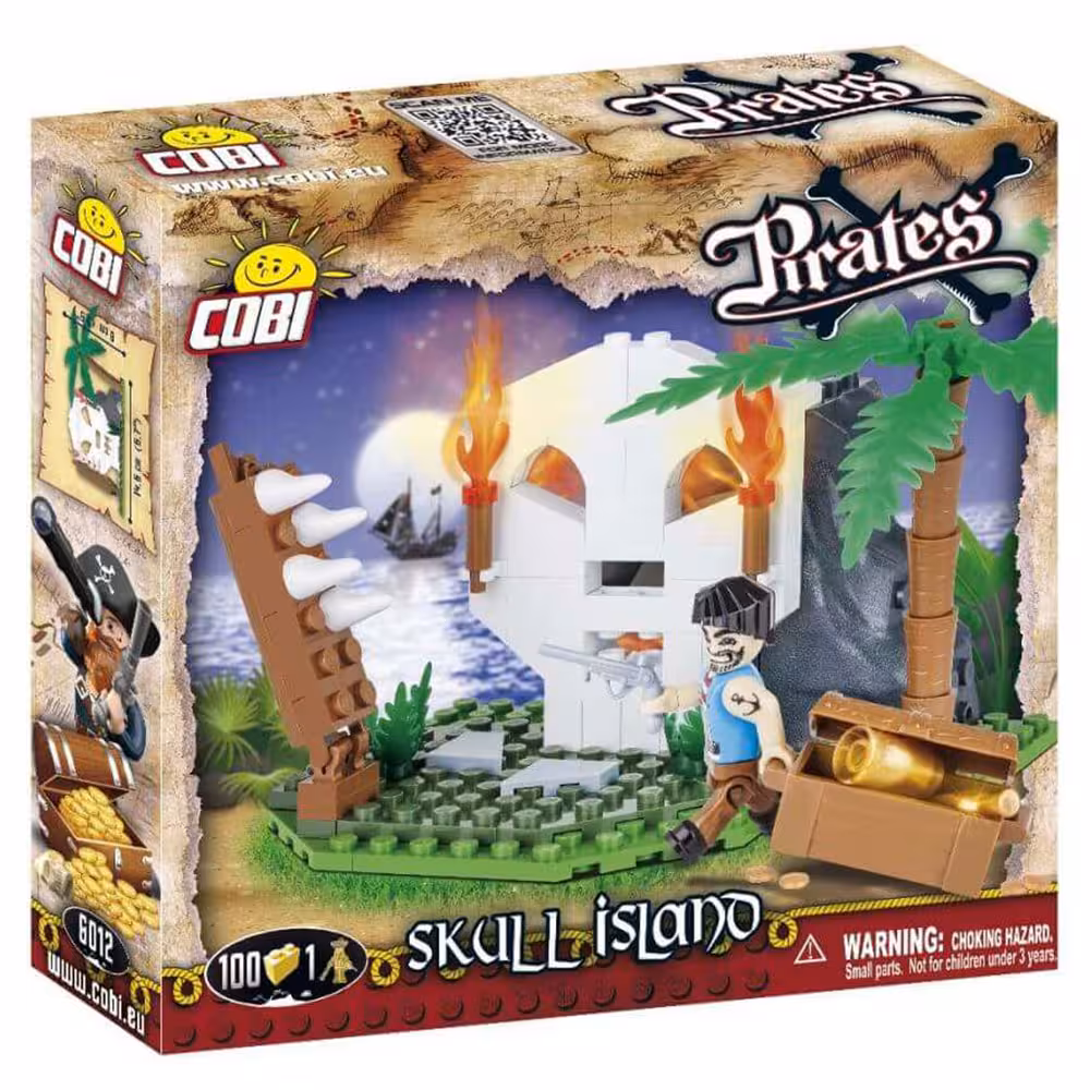 جزیره دزدان دریایی ساختنی کوبی مدل Skull Island کد 6012