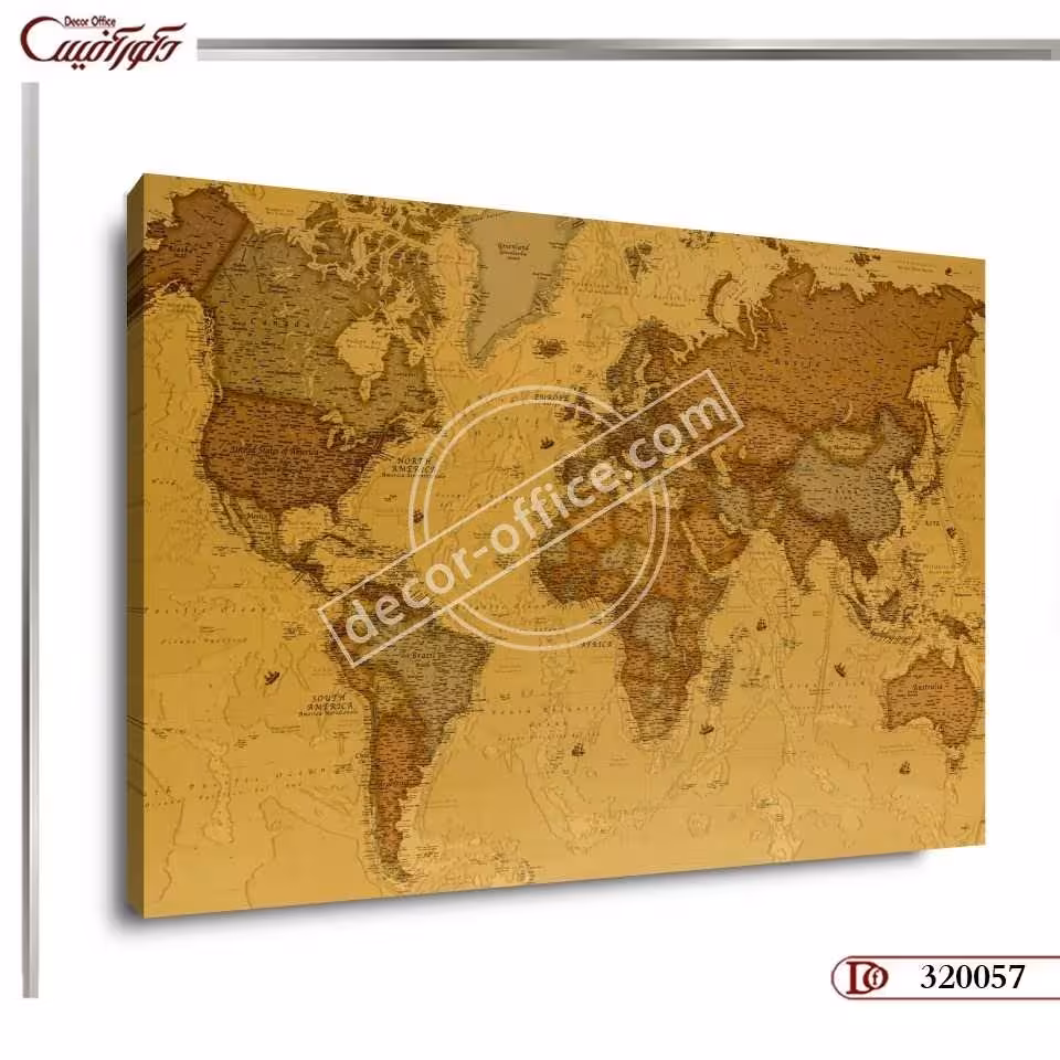تابلو دیواری نقشه R0057