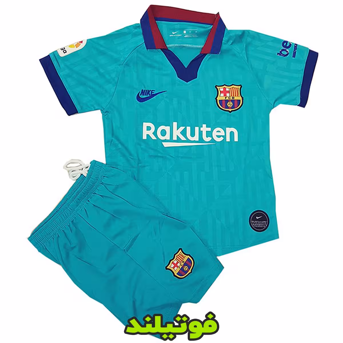 لباس پسرانه سوم بارسلونا 2020-2019 جدید|پیراهن شورت فوتبال
