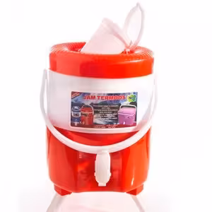 کلمن(یخدان) پلاستیکی 5 لیتر کویر (لیوان دار)