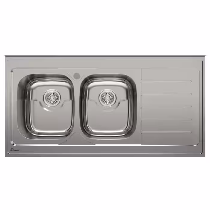 سینک ظرفشویی دو لگن روکار کد BS-925 لگن چپ بیمکث