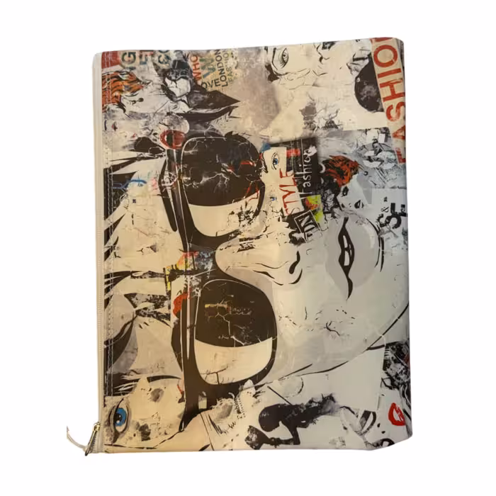 پوشه پارچه ای زیپ دار مدل دخترونه