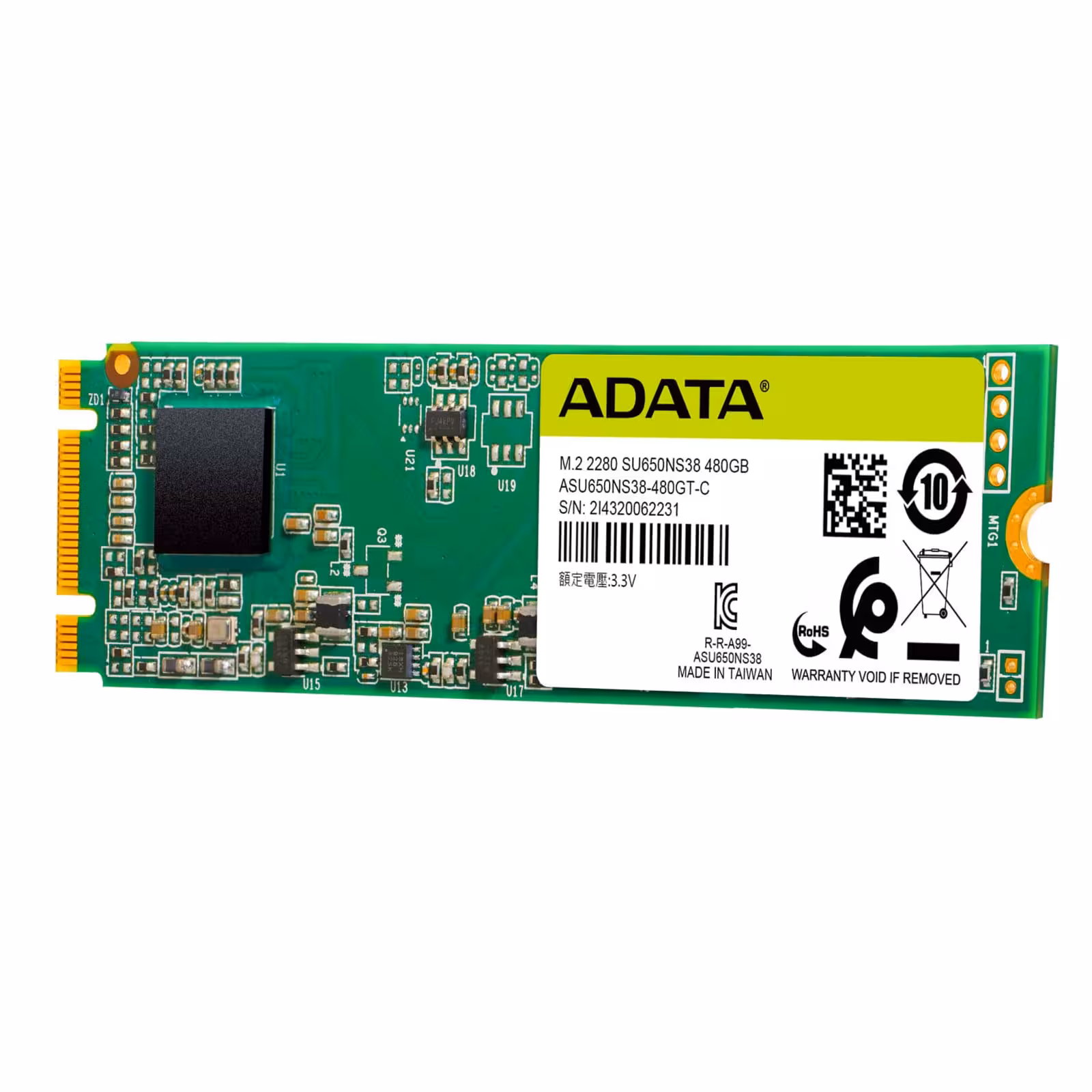اس اس دی اینترنال ای دیتا مدل ADATA - SU650 M.2 2280 ظرفیت 240 گیگابایت