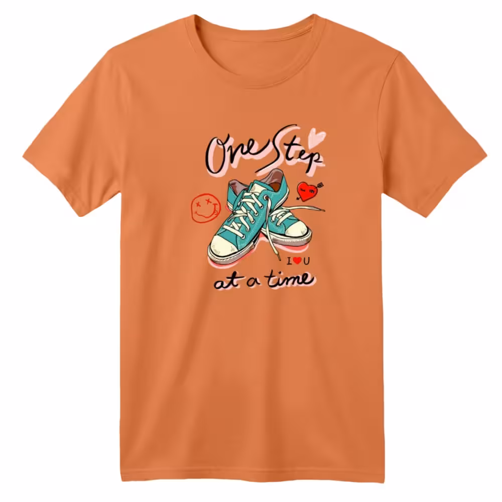 تی شرت آستین کوتاه بچگانه مدل کتونی کد 2 رنگ گلبهی