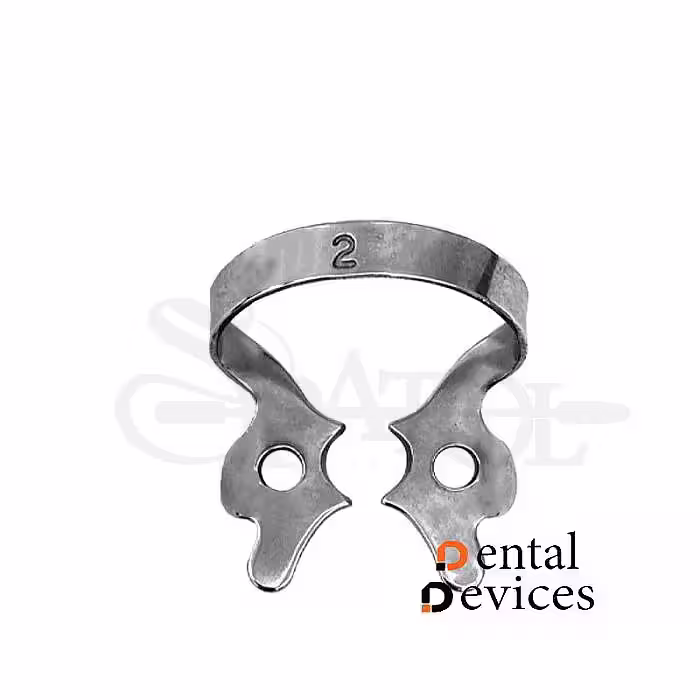 کلمپ رابردم پرمولر بالا و پایین کوچک no.2 دنتال دیوایسDental Devices