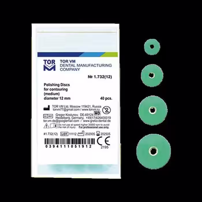 دیسک پرداخت مرکزدار سبز | POLISHING DISCS 40PCS