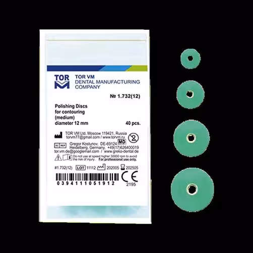 دیسک پرداخت مرکزدار سبز | POLISHING DISCS 40PCS