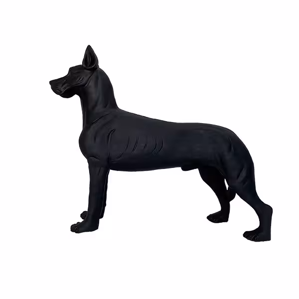 مجسمه مدل سگ گریت دین ایستاده
