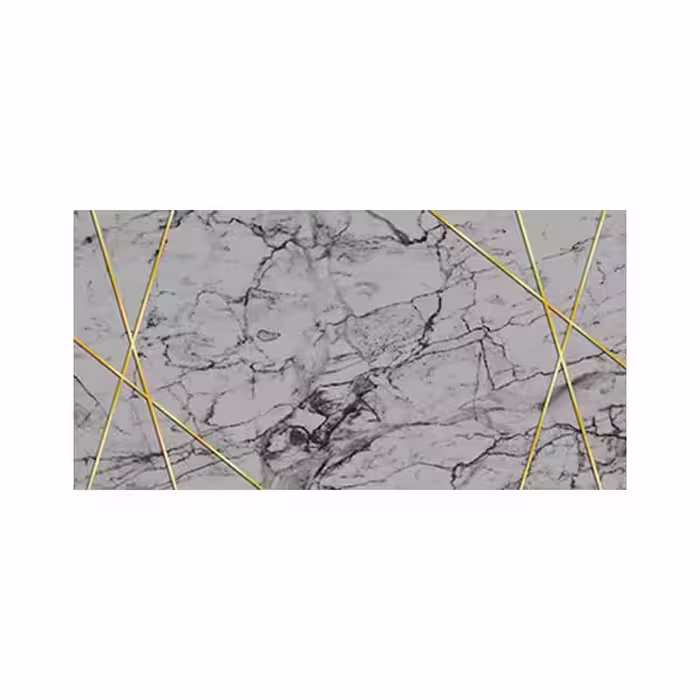 موس پد مدل سنگ خاکستری با خطوط طلاییM13059