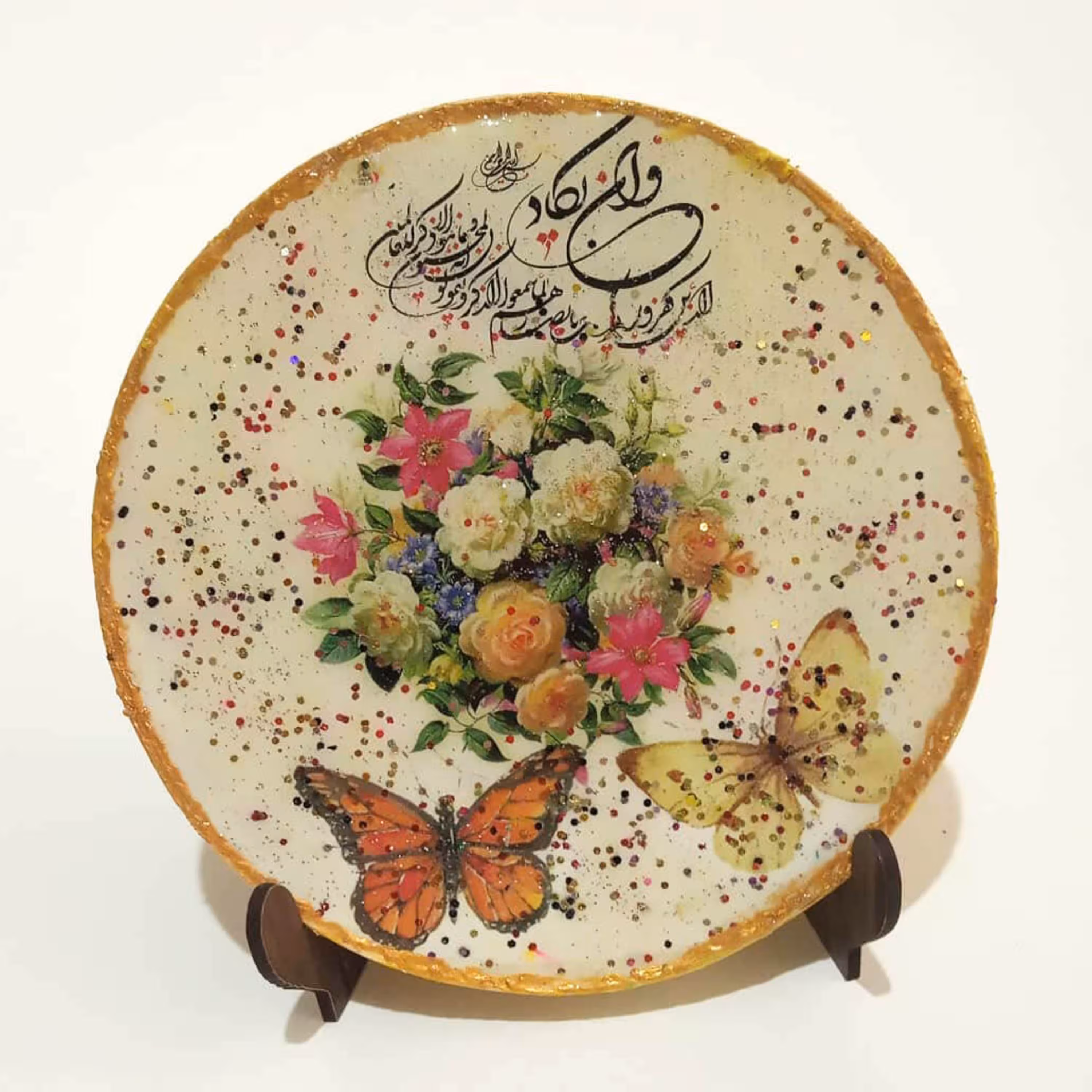 لوح دکوراتیو رومیزی مدل Rose2-D2