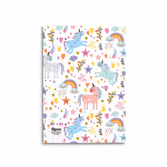 دفتر 60 برگ شومیز فانتزی الیپون طرح 11