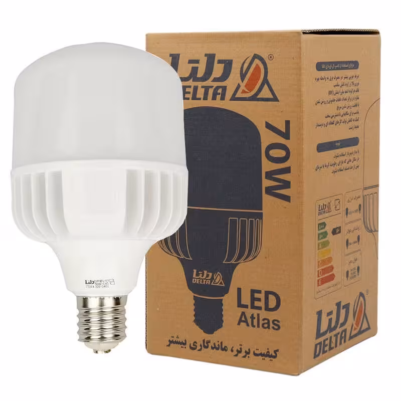 لامپ استوانه LED دلتا Delta Atlas E40 70W