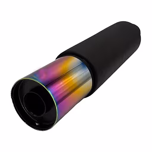 خرید منبع اگزوز اسپرت خودرو رویال صاف هفت رنگ کد 709 | اتوموبی