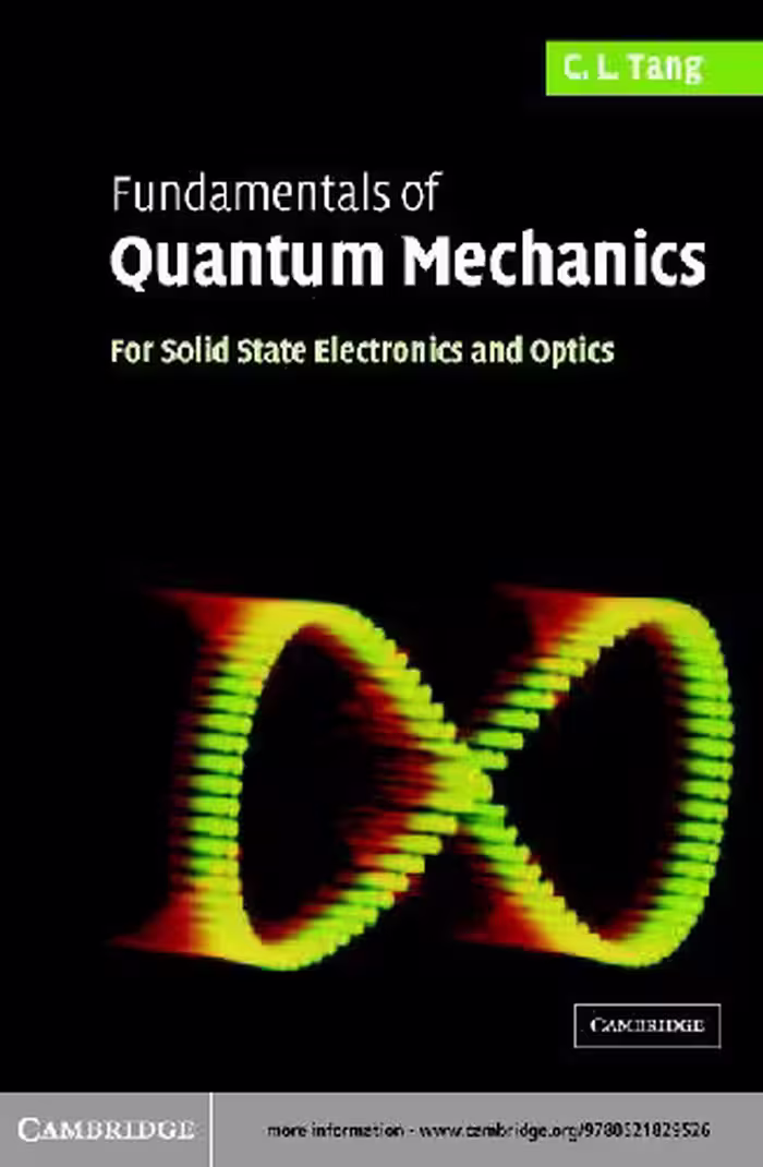 خرید و دانلود نسخه کامل کتاب Fundamentals of quantum mechanics for solid state electronics and optics