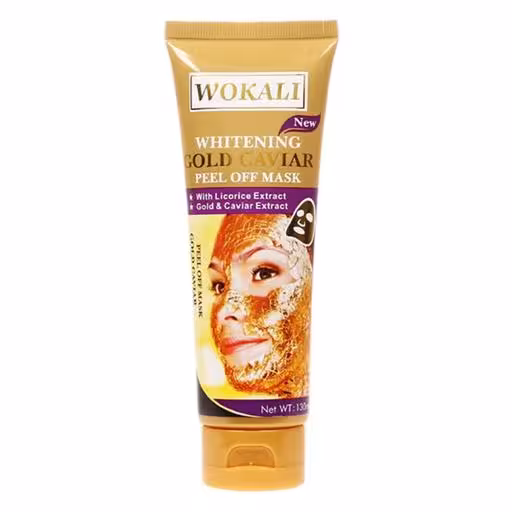 ماسک سفید کننده صورت و لایه بردار خاویار طلایی