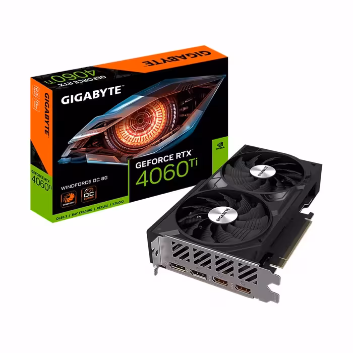 کارت گرافیک گیگابایت RTX 4060 TI Windforce II 8GB OC