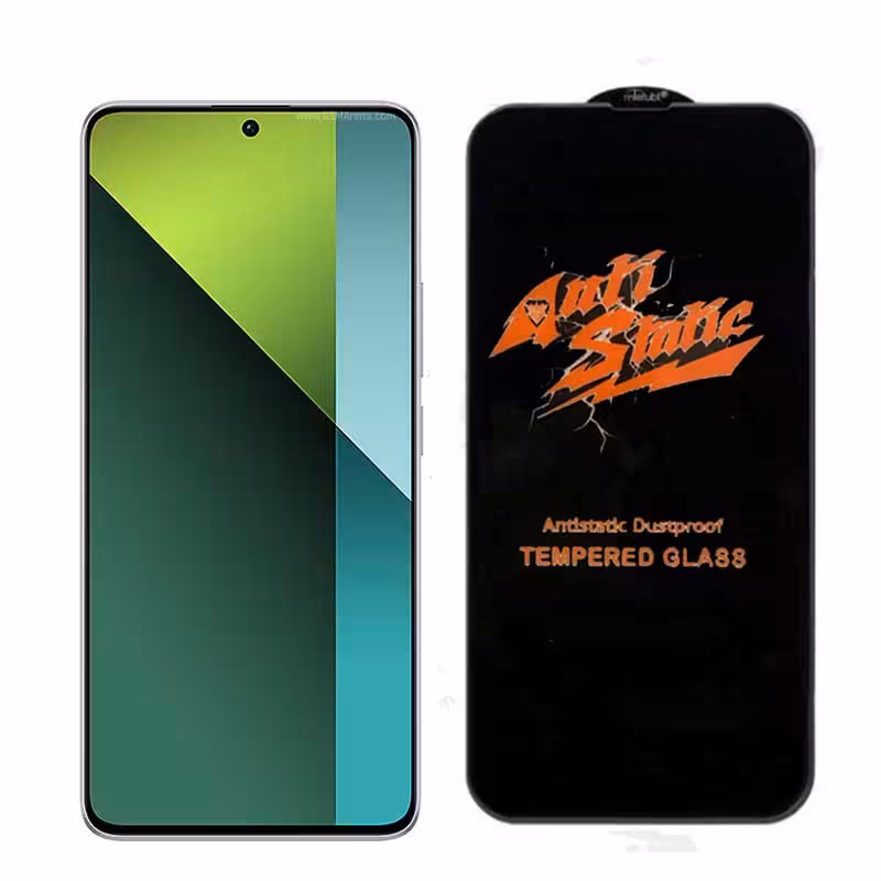 گلس تمام صفحه مقاوم گوشی Xiaomi Redmi Note 13 pro 5G مدل Anti-Static