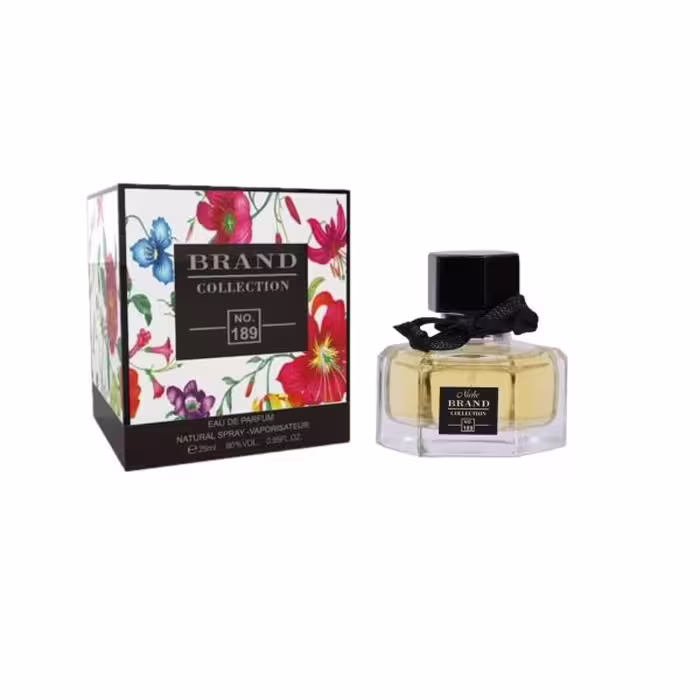عطر ادکلن برندکالکشن کد 189 با رایحه گوچی فلورا، 25 میلی‌لیتر (BRAND COLLECTION N.189 FLORA BY GUCCI)